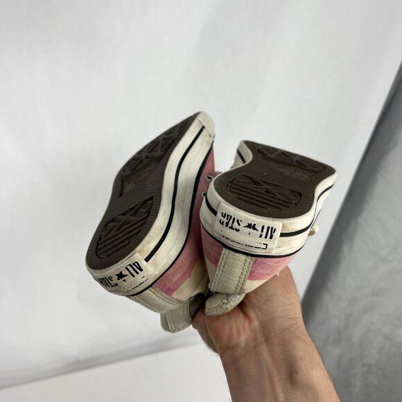 Converse Chuck Taylor 8 All Star High Top Sneaker Sunset Watercolor Pink 551629C - Picture 15 of 16